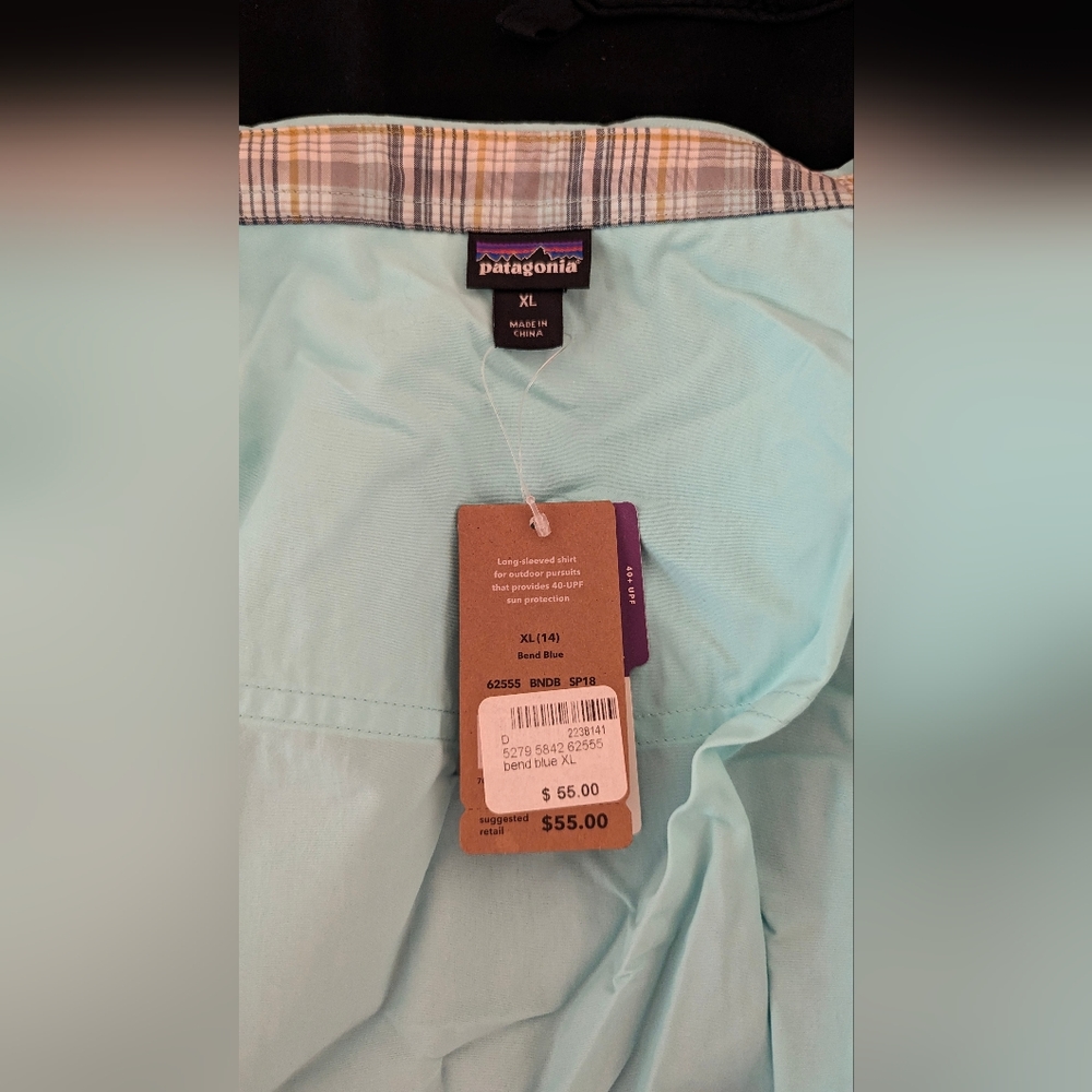 Patagonia Boys' L/S Rio North Shirt Size XL(14)